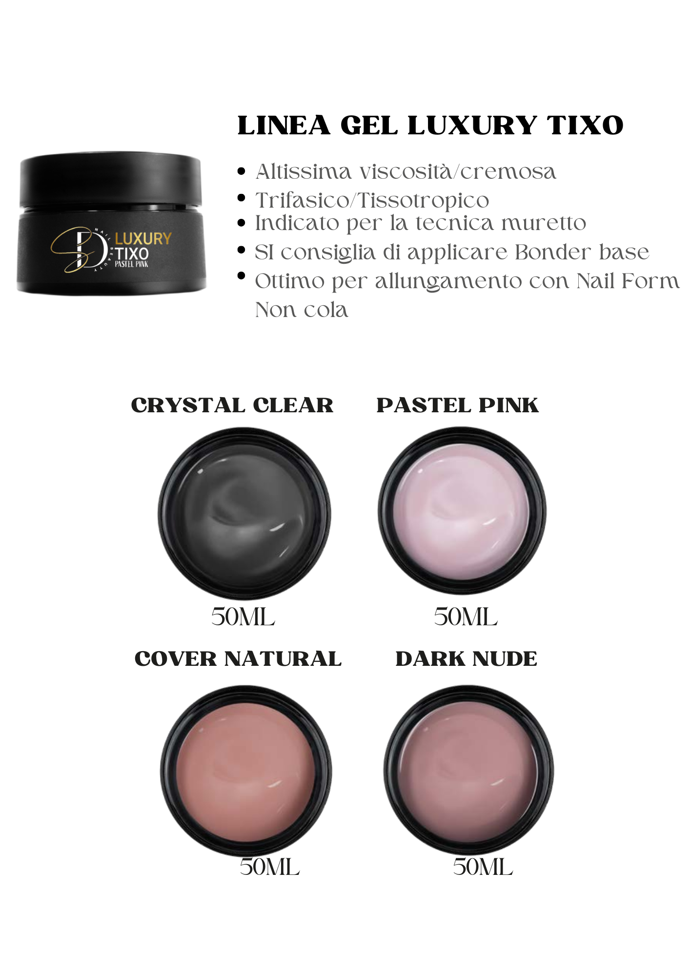 LINEA GEL LUXURY TIXO