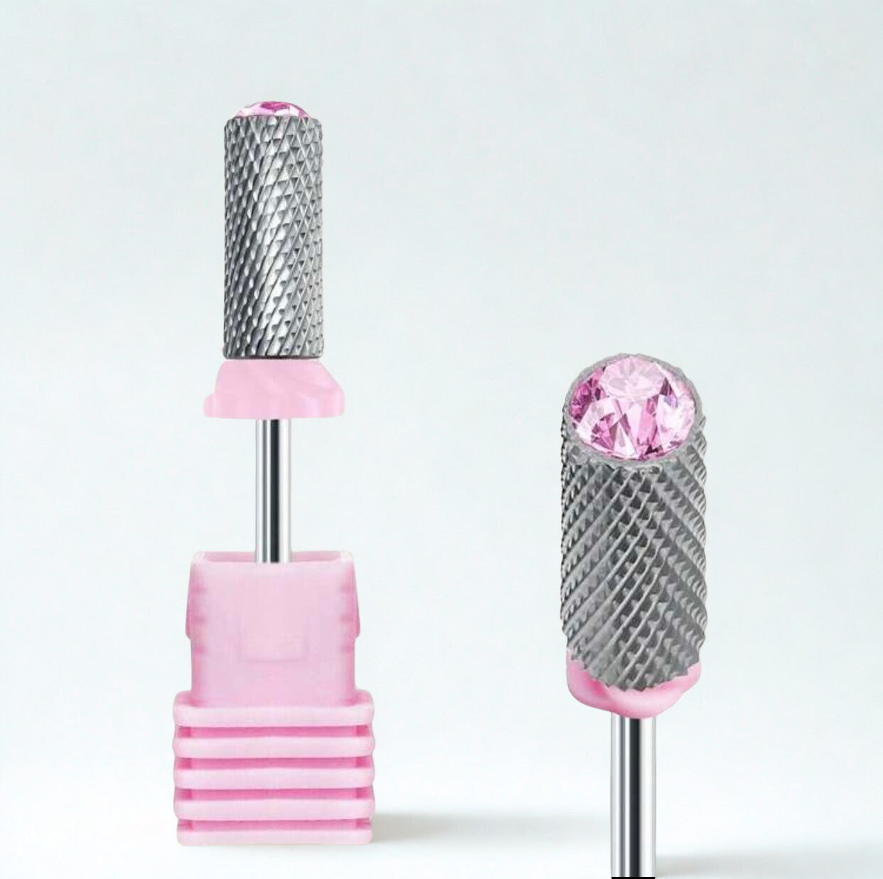 PUNTA IN TUNGSTENO CON DIAMANTE ROSA Grana fine