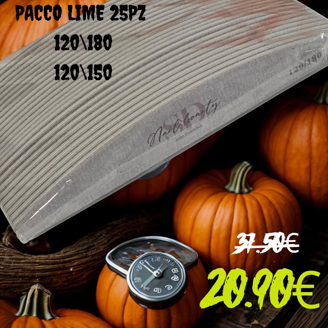Pacco lime 25pz (120/180-120/150)