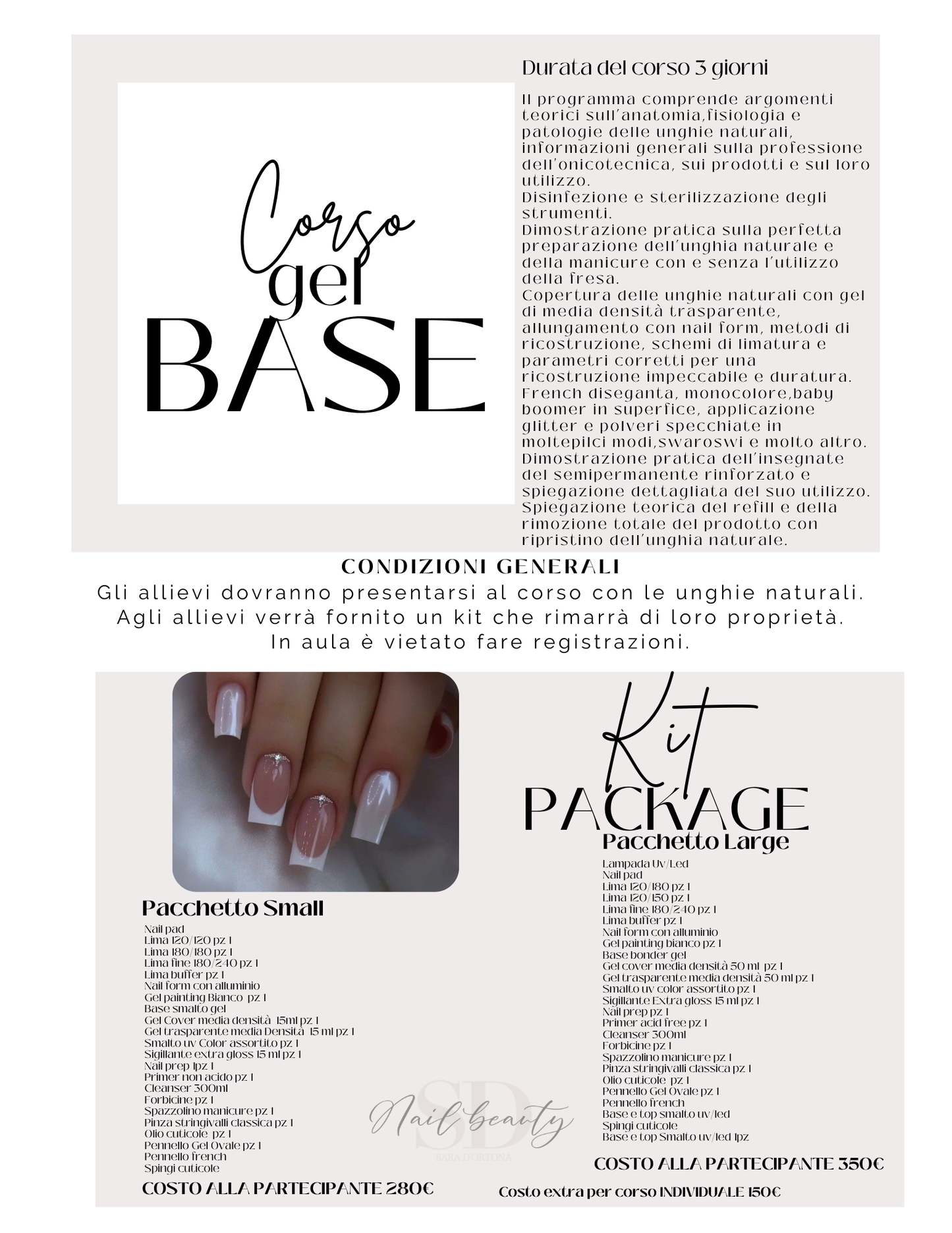 Corso Gel Base