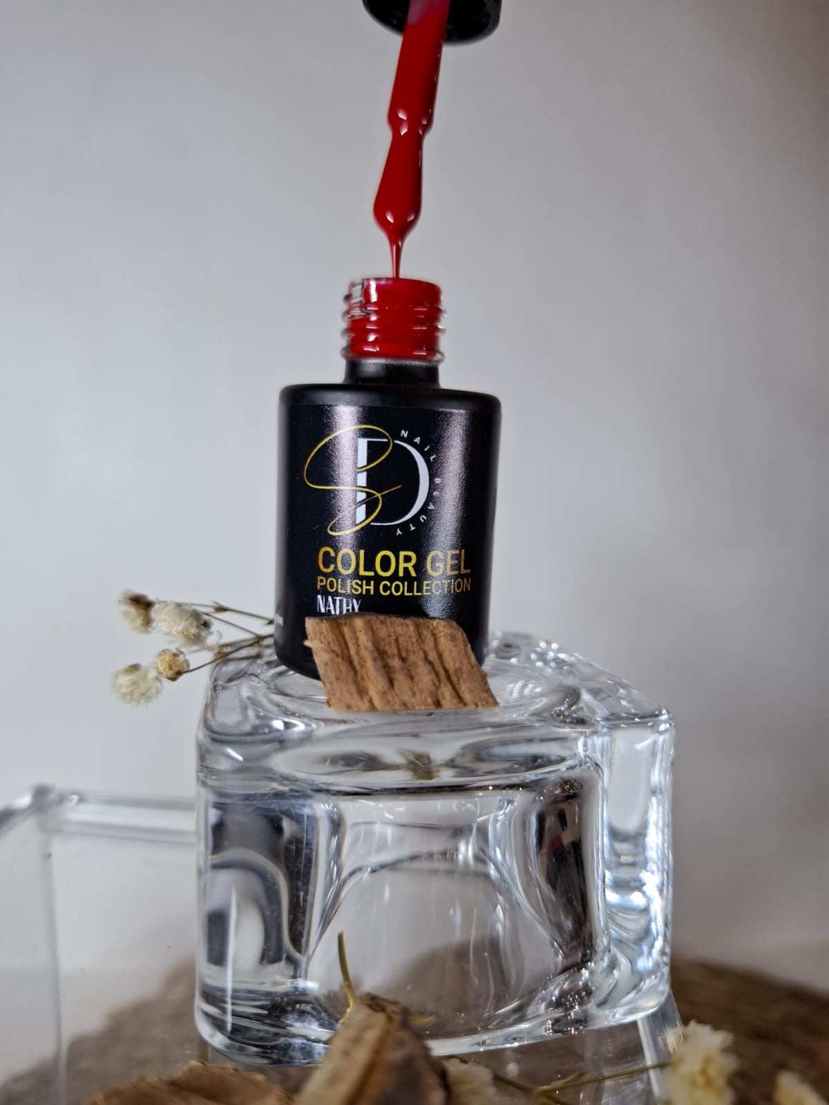 SMALTO GEL COLOR  "NATHY" COLLECTION rosso n. 44