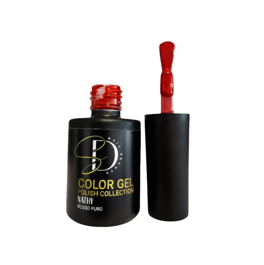 SMALTO GEL COLOR  "NATHY" COLLECTION rosso n. 44